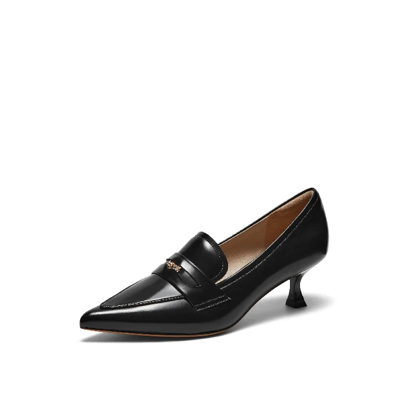 Pointed Toe Penny Loafers