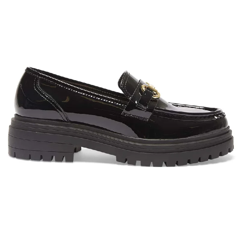 Kalista Loafer in Black Patent