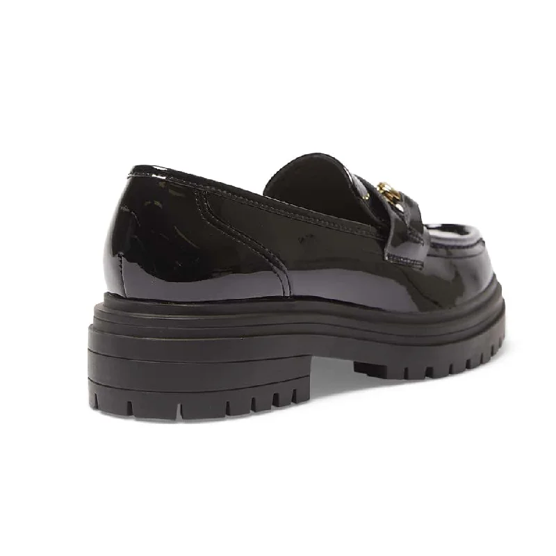 Kalista Loafer in Black Patent