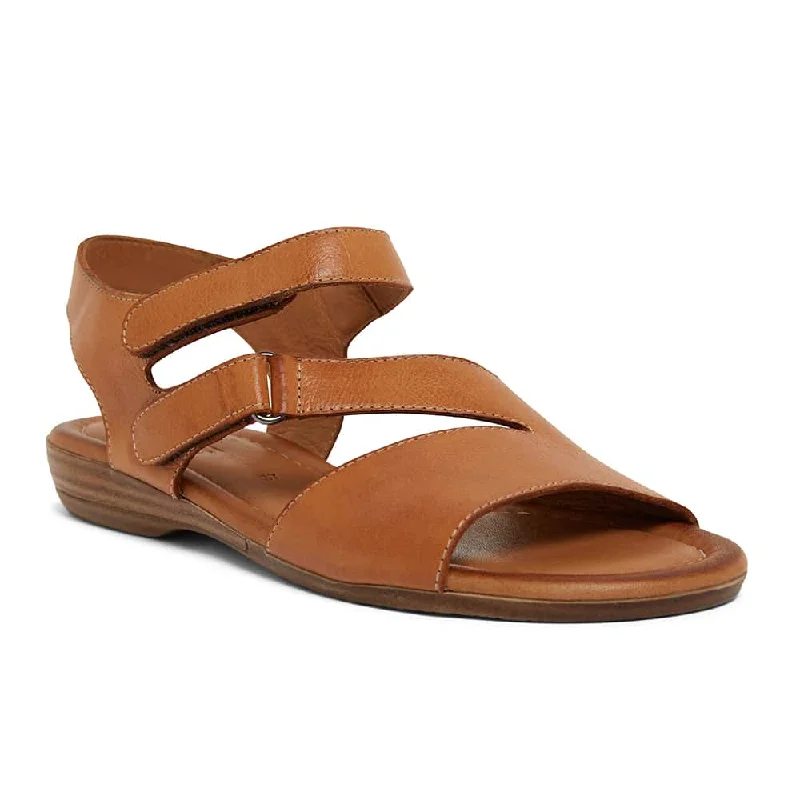 Kenya Sandal in Cognac Leather