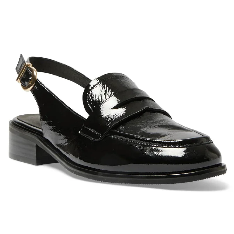 Kenzie Loafer in Black Patent