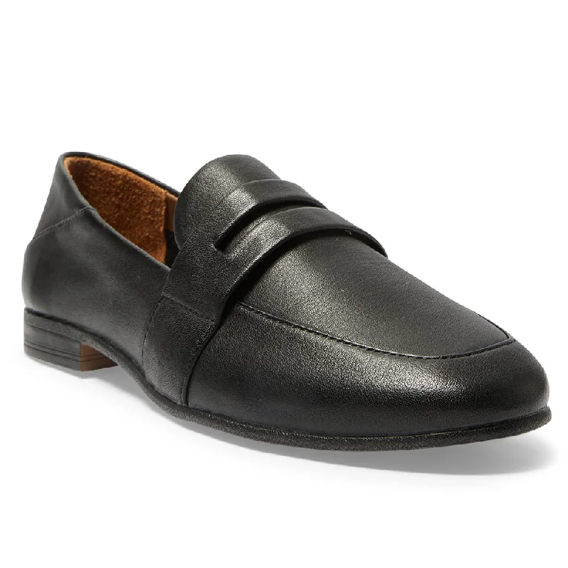 Lazaro Loafer in Black Leather