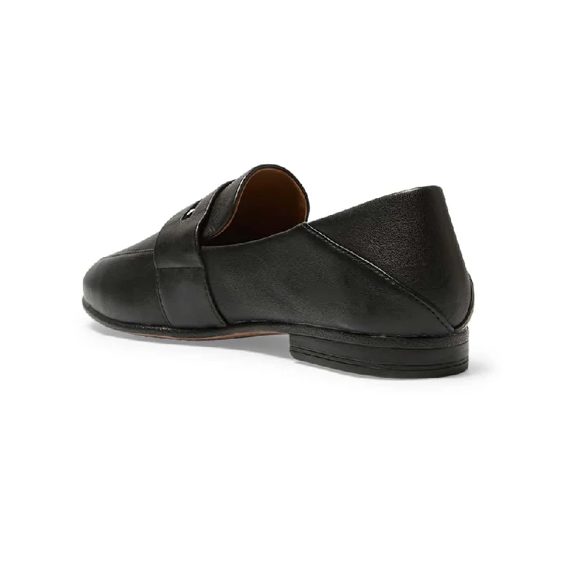 Lazaro Loafer in Black Leather