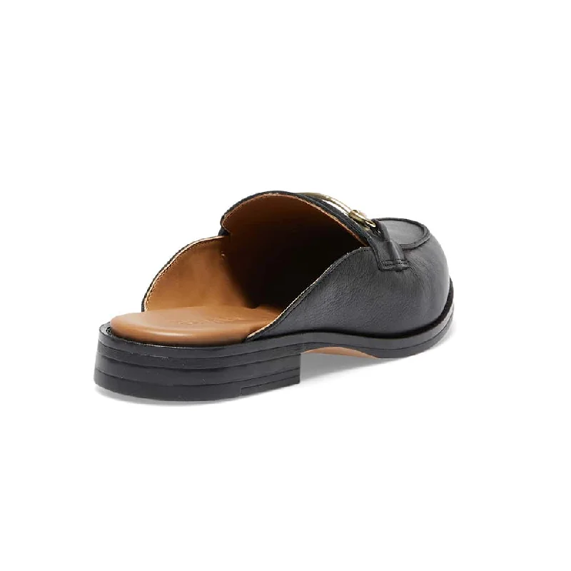 Lena Loafer in Black Leather