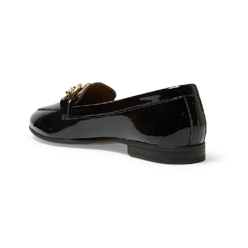 Lyla Loafer in Black Patent