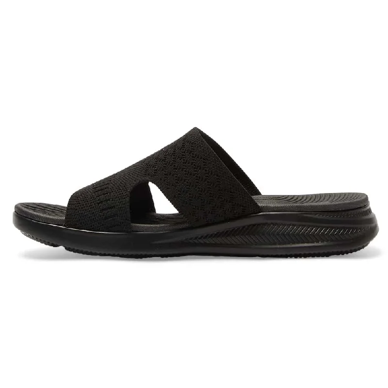 Madon Slide in Black On Black