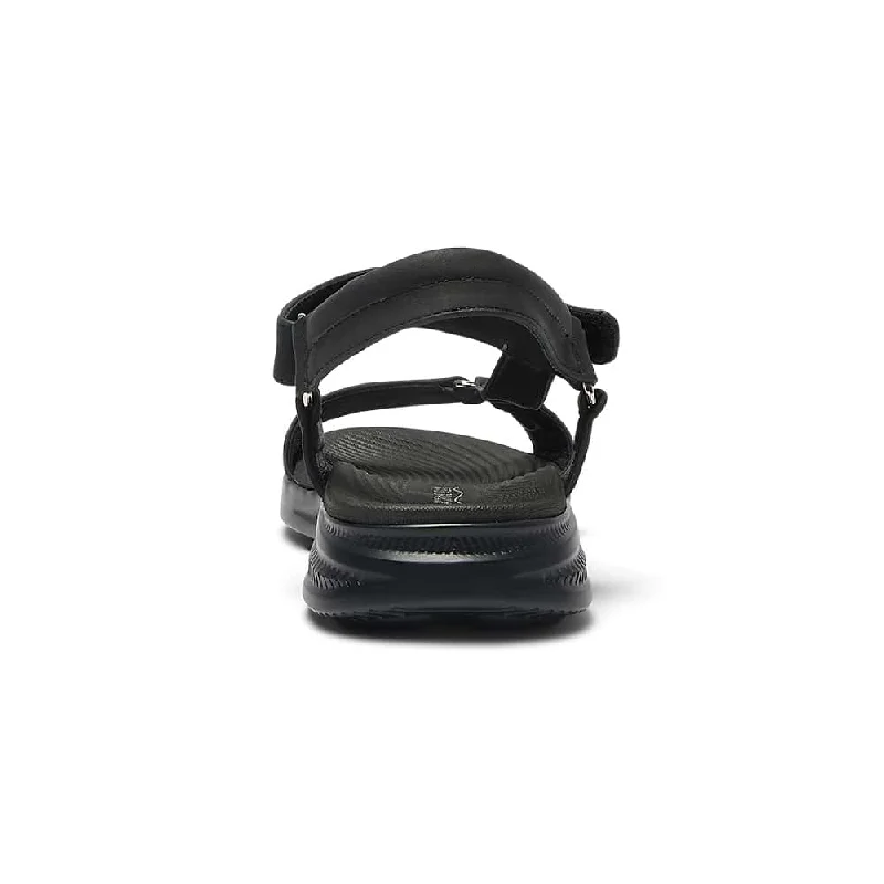 Native Sandal in Black On Black