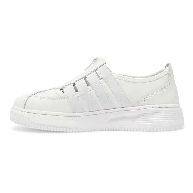 Newport Sneaker in White Leather