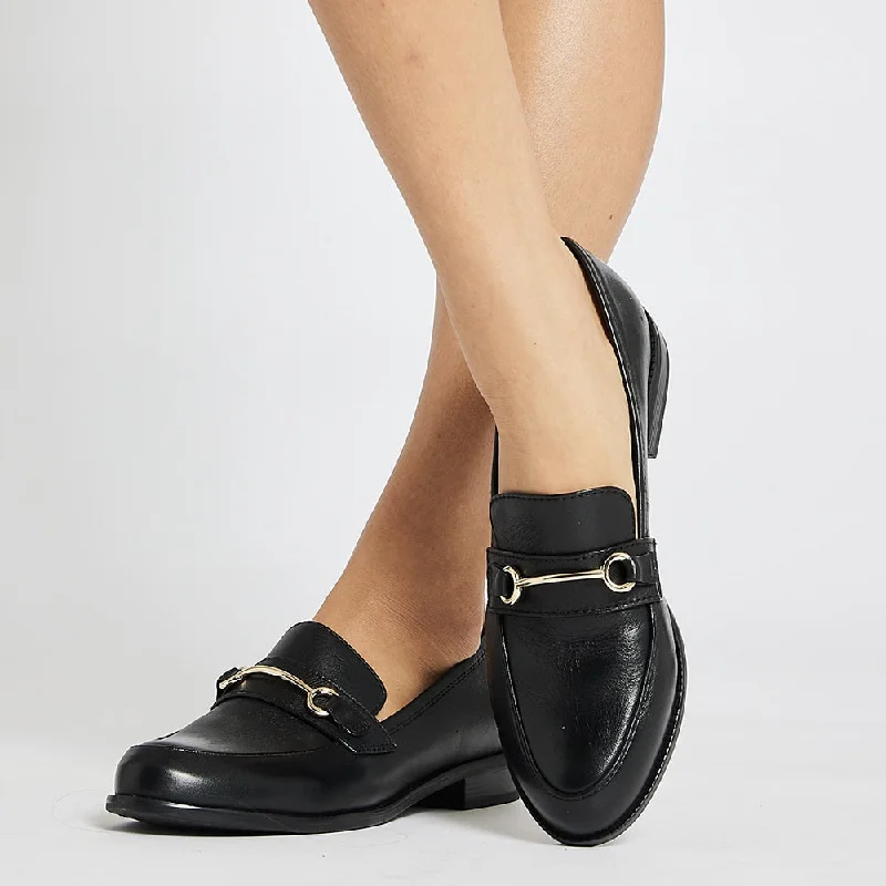 Paragon Loafer in Black Leather