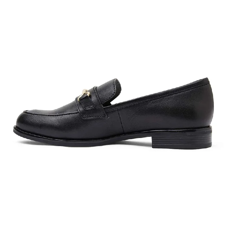 Paragon Loafer in Black Leather