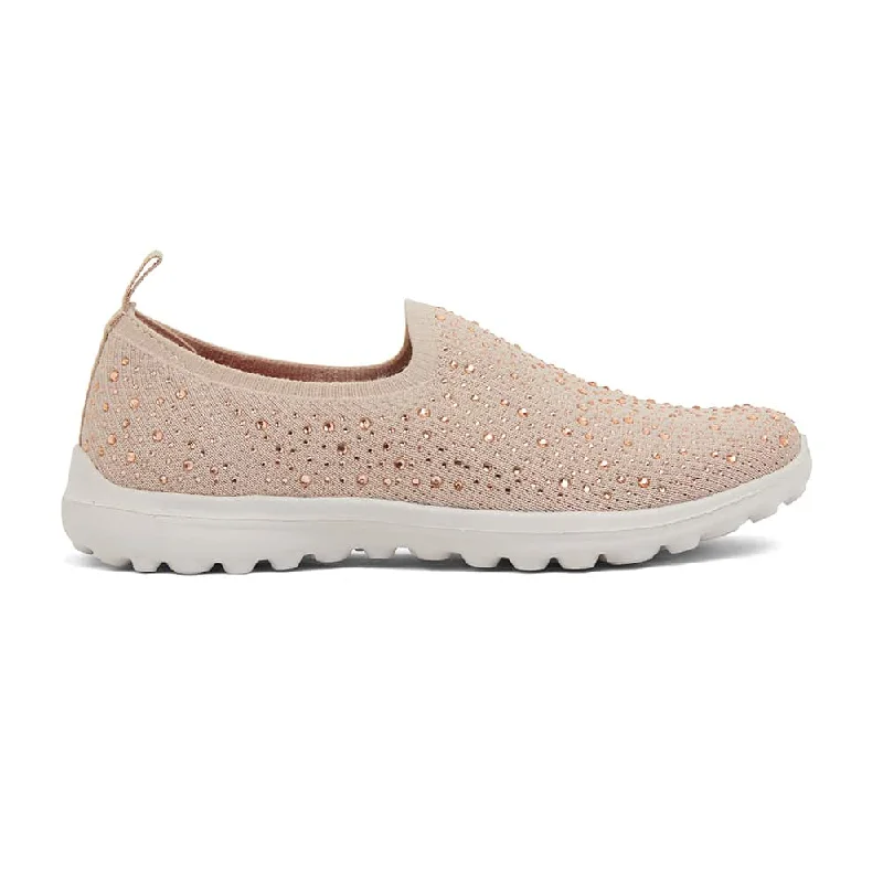 Parlour Sneaker in Blush Diamante