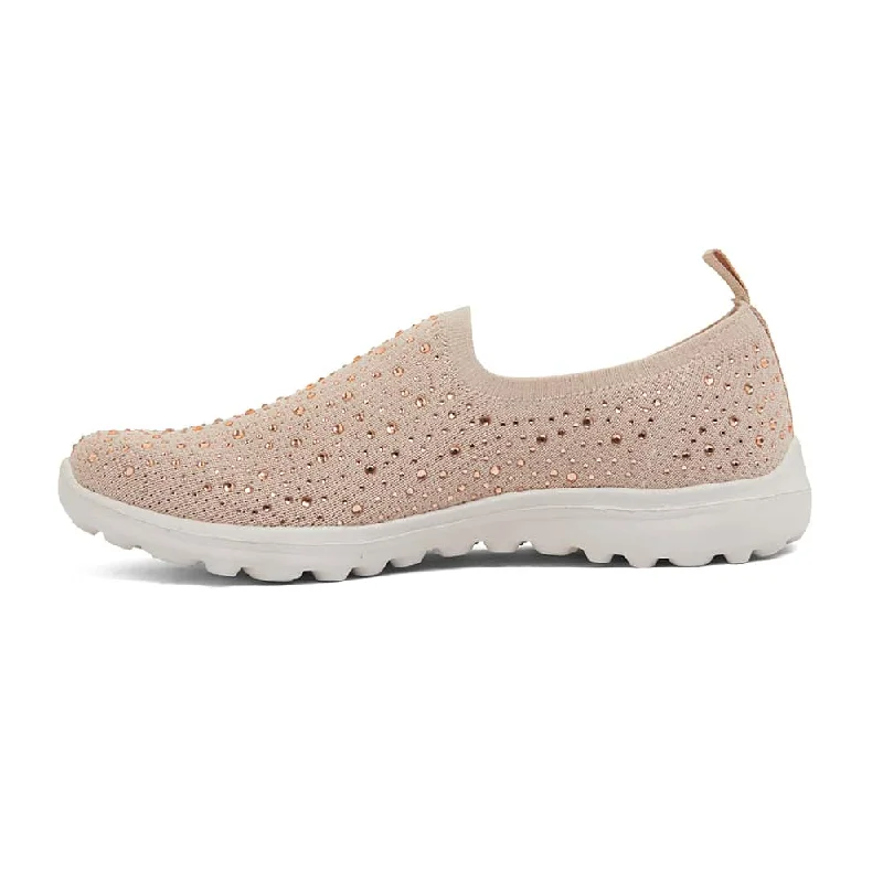 Parlour Sneaker in Blush Diamante