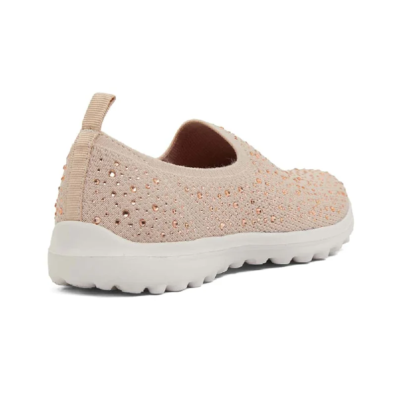 Parlour Sneaker in Blush Diamante