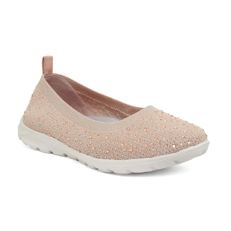 Patrice Sneaker in Blush Diamante