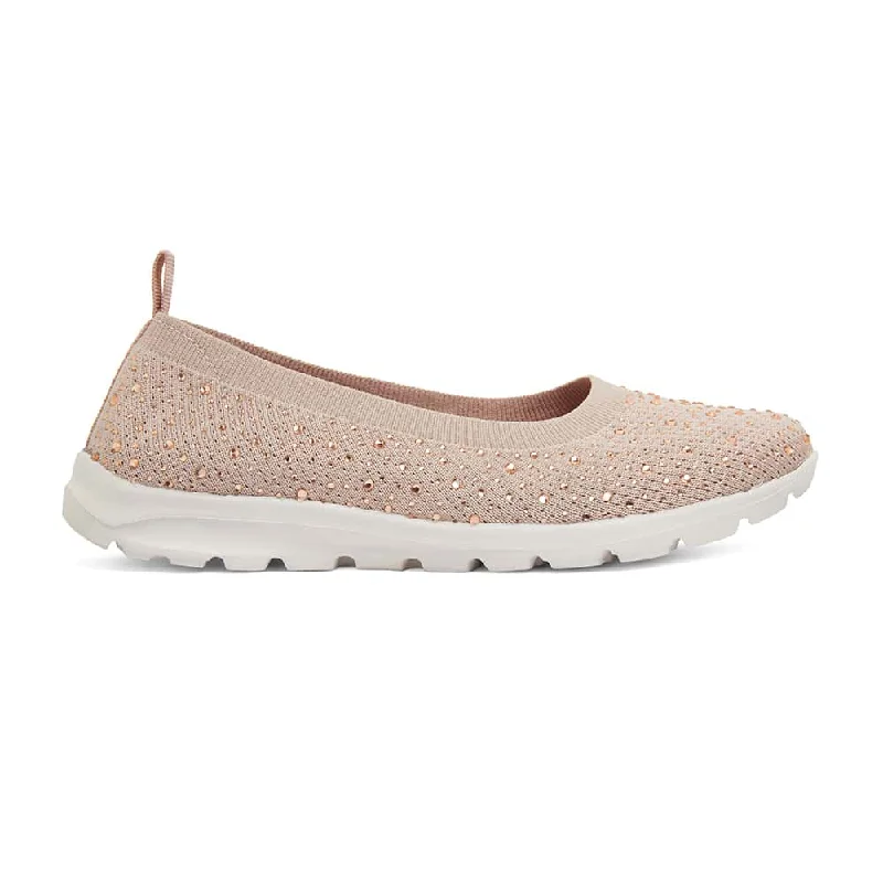 Patrice Sneaker in Blush Diamante