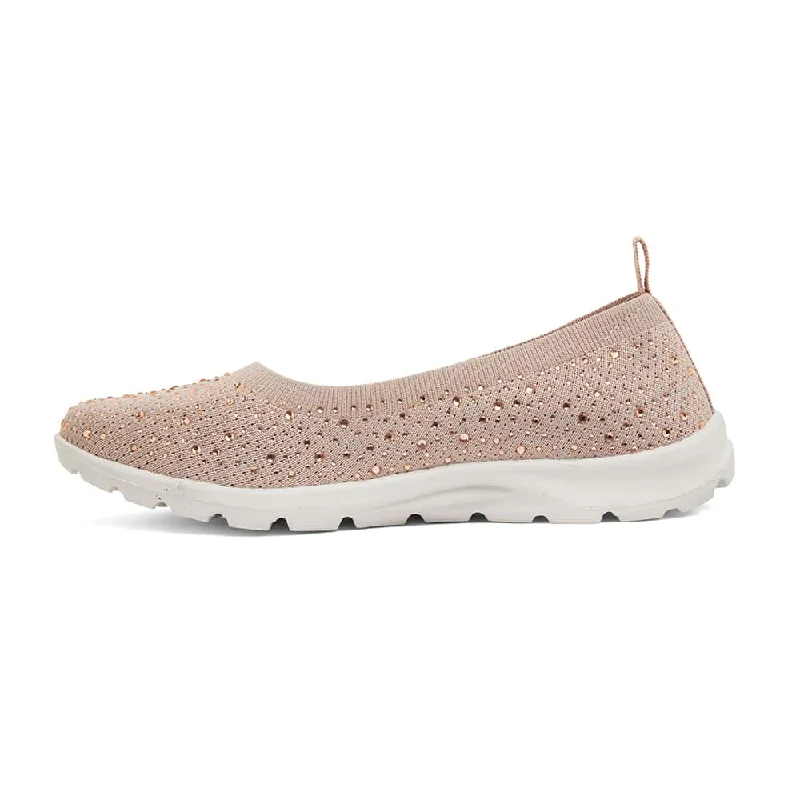 Patrice Sneaker in Blush Diamante