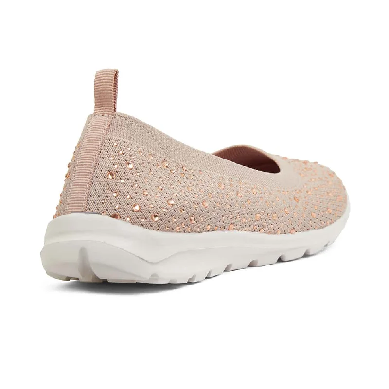 Patrice Sneaker in Blush Diamante