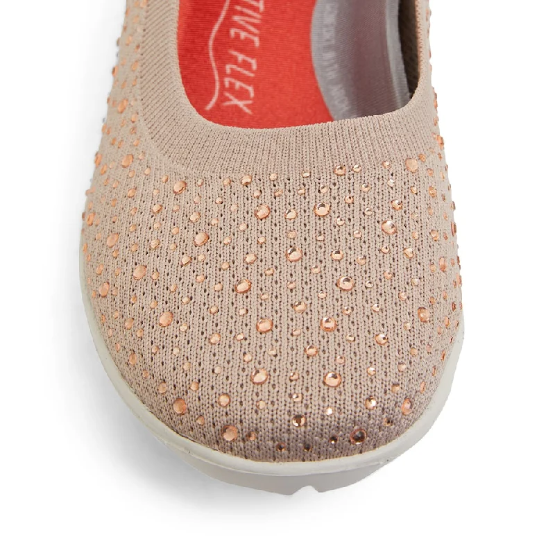 Patrice Sneaker in Blush Diamante