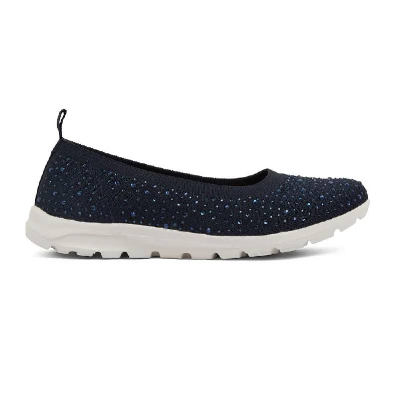 Patrice Sneaker in Navy Diamante