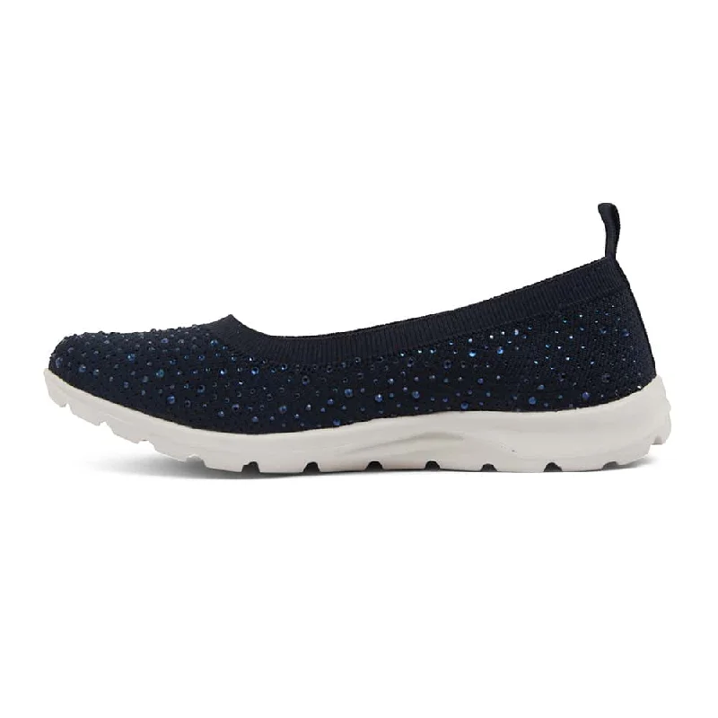 Patrice Sneaker in Navy Diamante