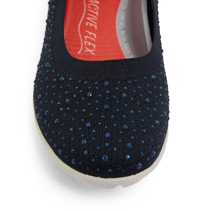 Patrice Sneaker in Navy Diamante