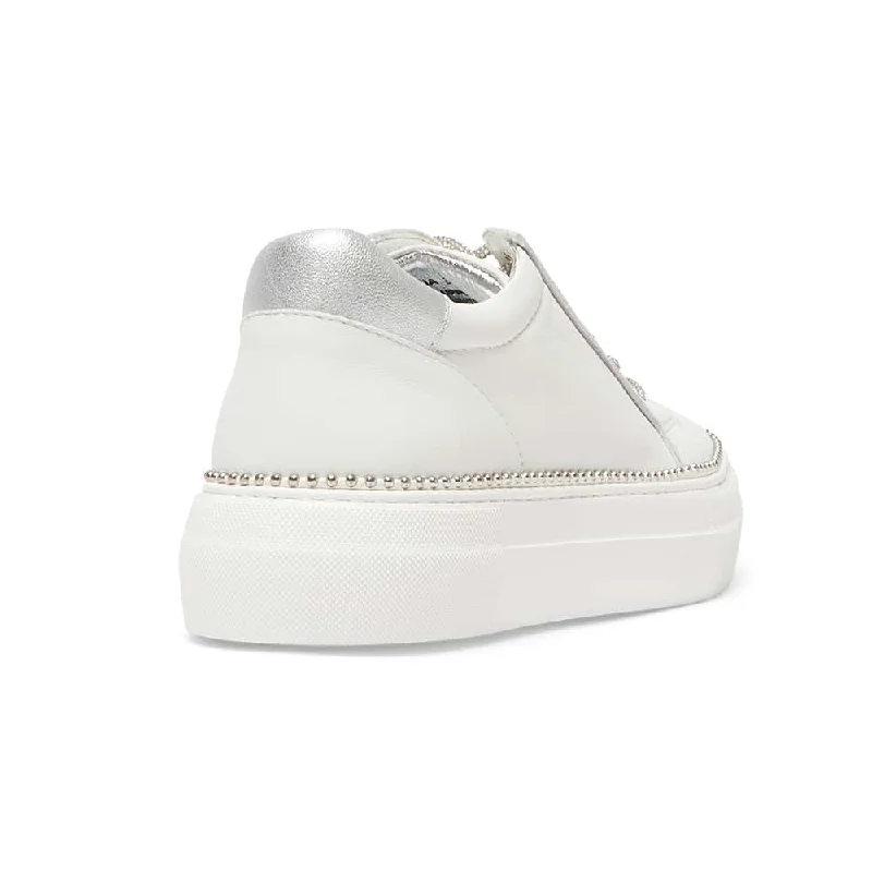 Persia Sneaker in White Leather