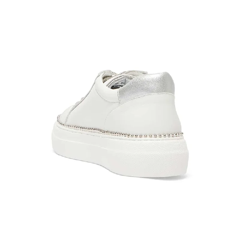 Persia Sneaker in White Leather