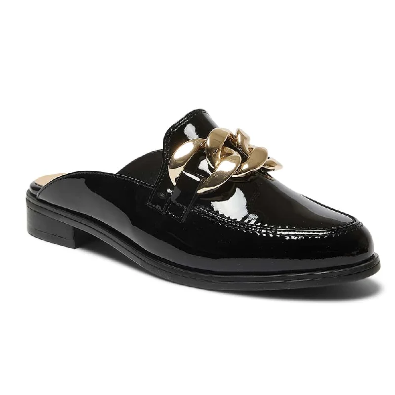 Pivot Loafer in Black Patent