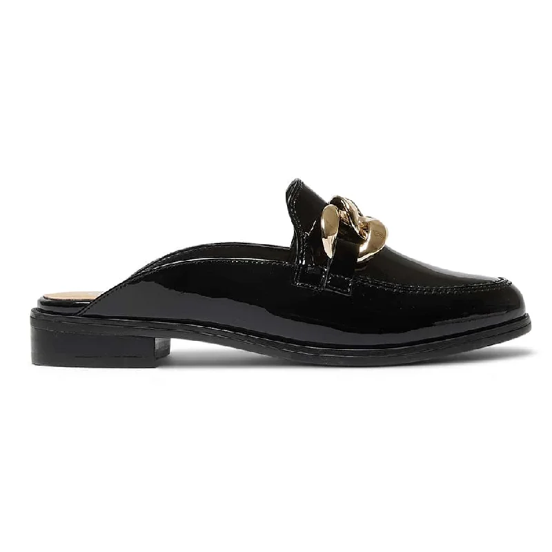 Pivot Loafer in Black Patent