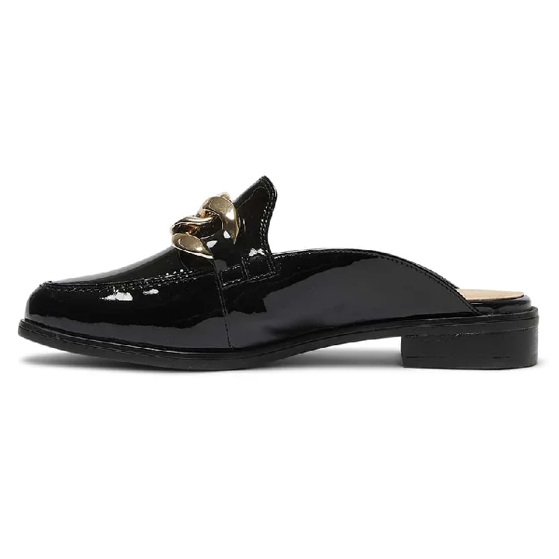 Pivot Loafer in Black Patent