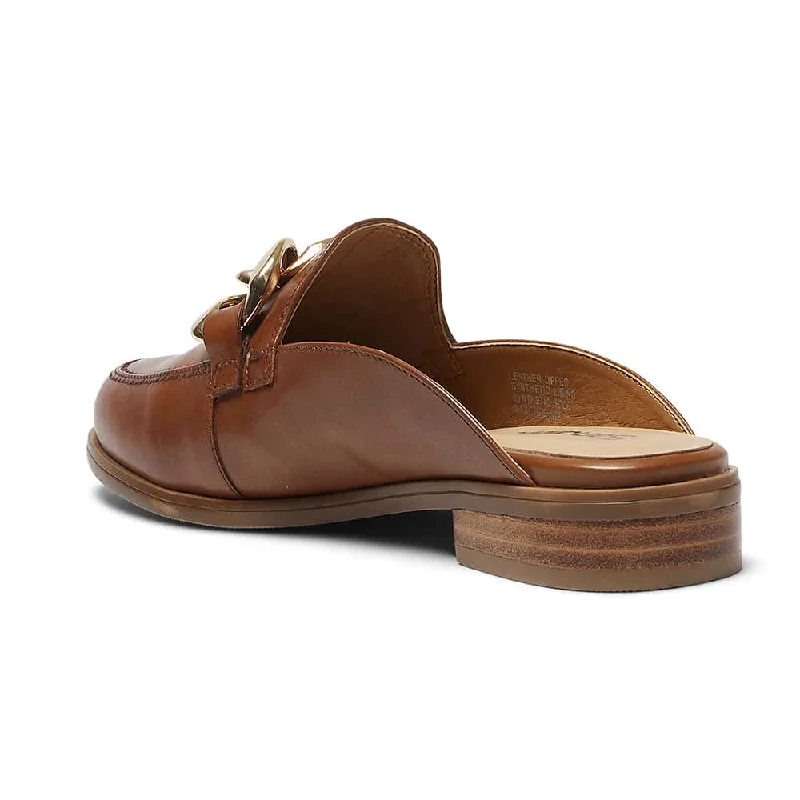 Pivot Loafer in Mid Brown Leather