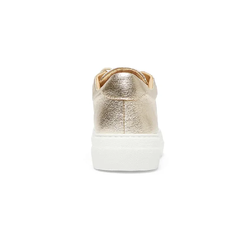 Prisila Sneaker in Gold Nappa Leather