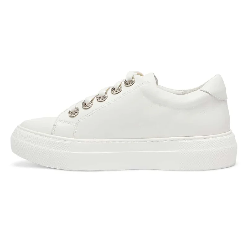 Prisila Sneaker in White Leather