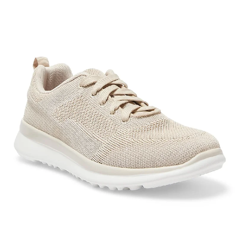 Quantum Sneaker in Beige Knit