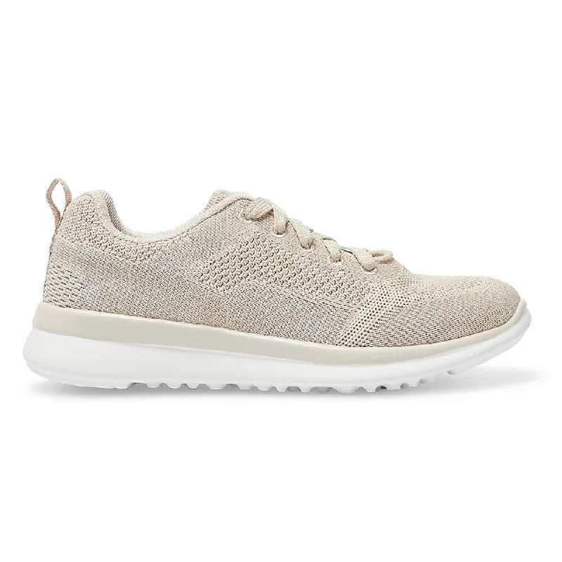 Quantum Sneaker in Beige Knit