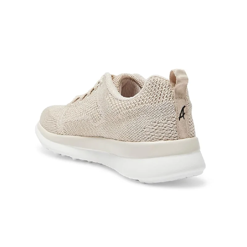 Quantum Sneaker in Beige Knit