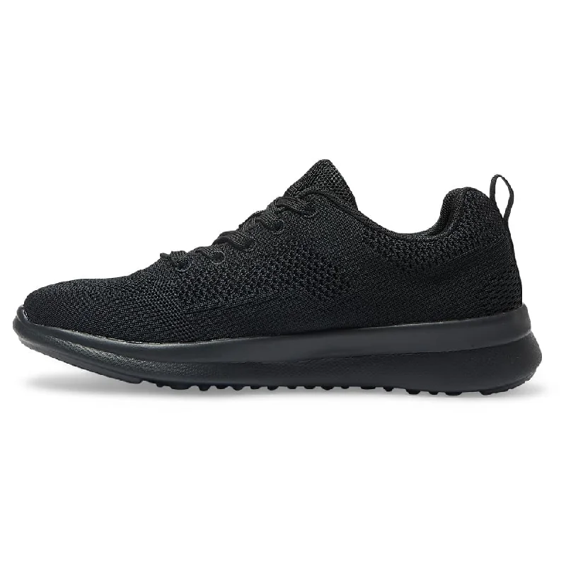 Quantum Sneaker in Black On Black