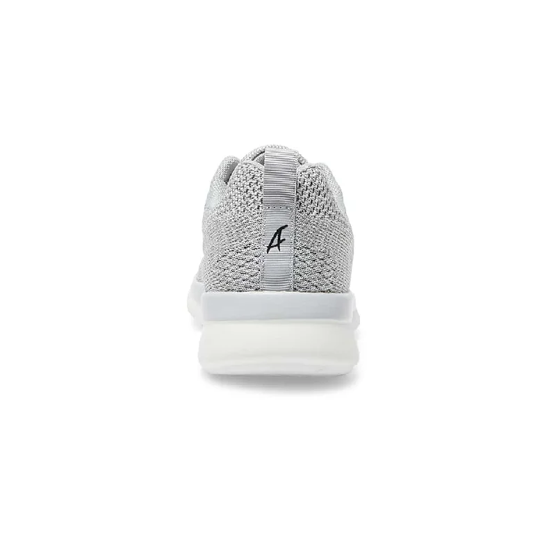 Quantum Sneaker in Light Grey Knit