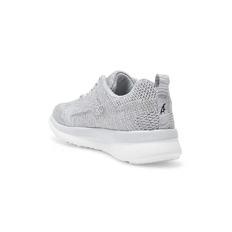 Quantum Sneaker in Light Grey Knit