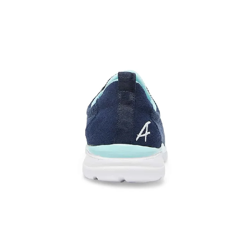 Quattro Sneaker in Navy/blue Knit