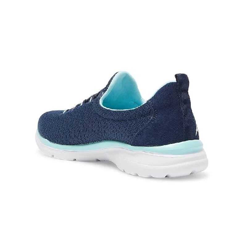 Quattro Sneaker in Navy/blue Knit