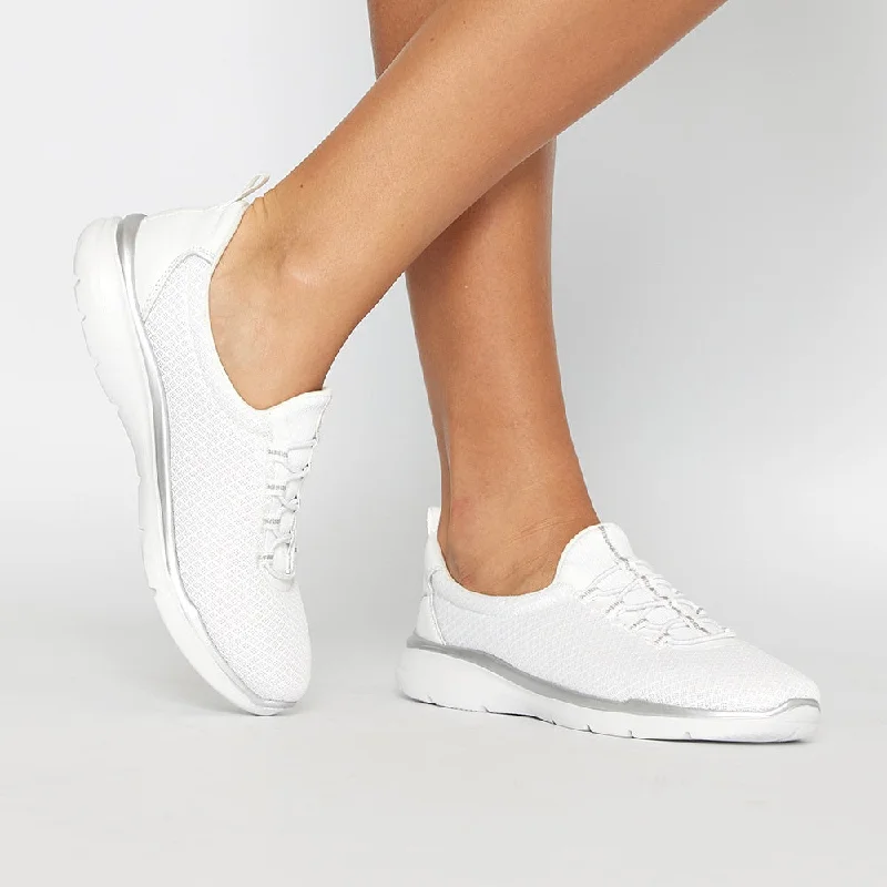 Quattro Sneaker in White Knit