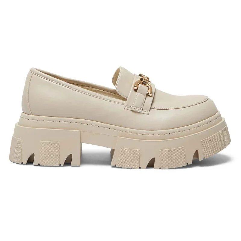 Rampage Loafer in Nude Smooth