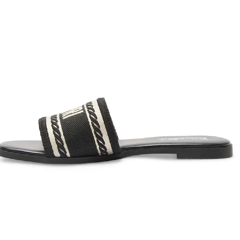 Resort Slide in Black Multi