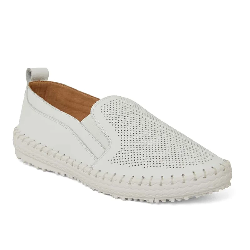 Riva Sneaker in White Leather