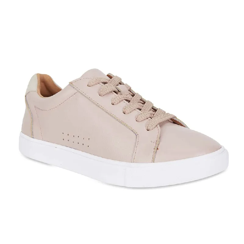 Serena Sneaker in Blush Leather