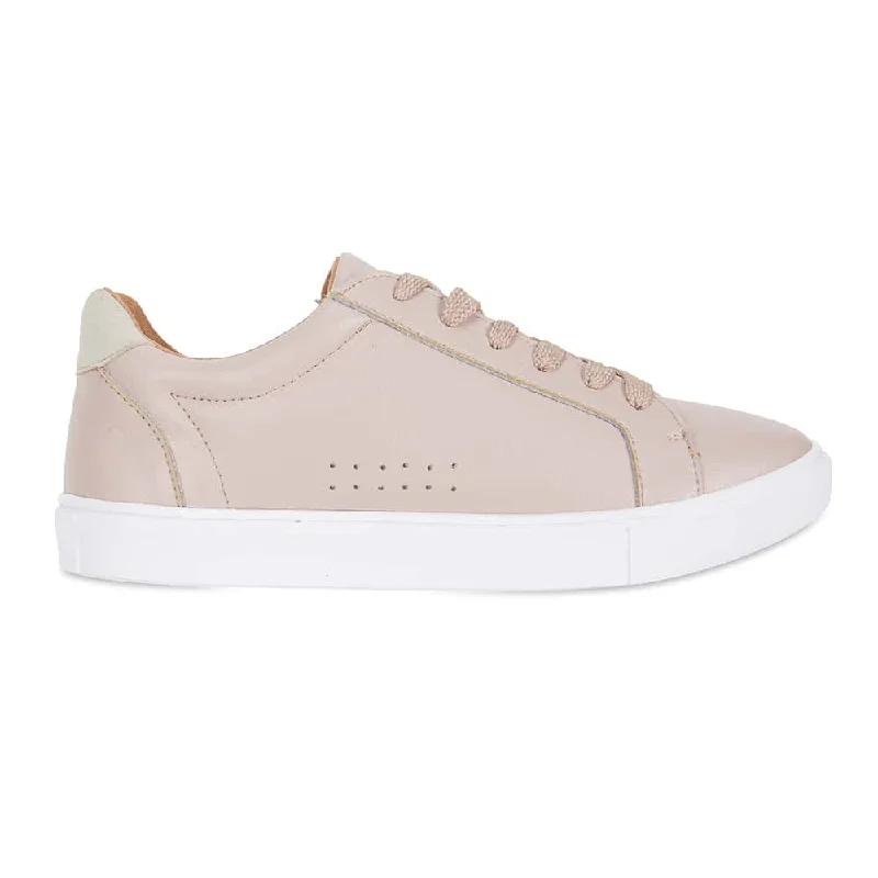 Serena Sneaker in Blush Leather