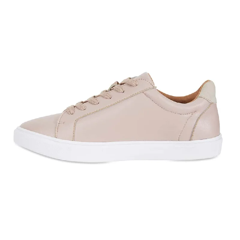 Serena Sneaker in Blush Leather