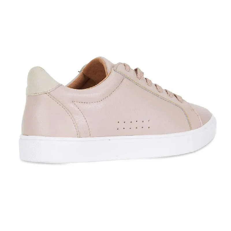 Serena Sneaker in Blush Leather