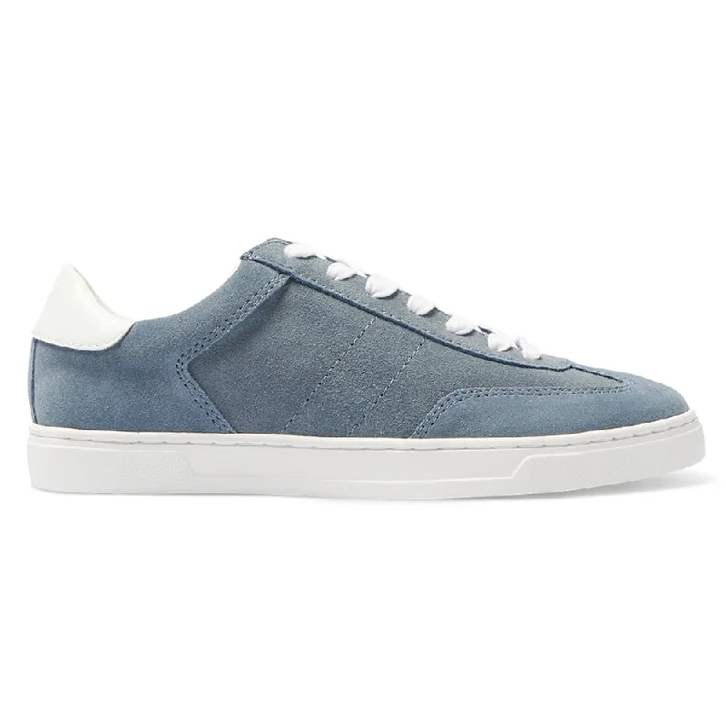 Stevie Sneaker in Blue Suede Suede